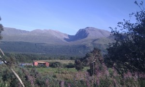 Ben Nevis REALLY doesn't look that difficult to climb from here...